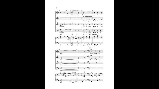 Not As The World (SATB)—William V. Malpede